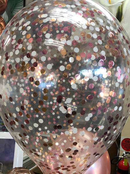 Confetti Balloons - CUSTOM COLOURS