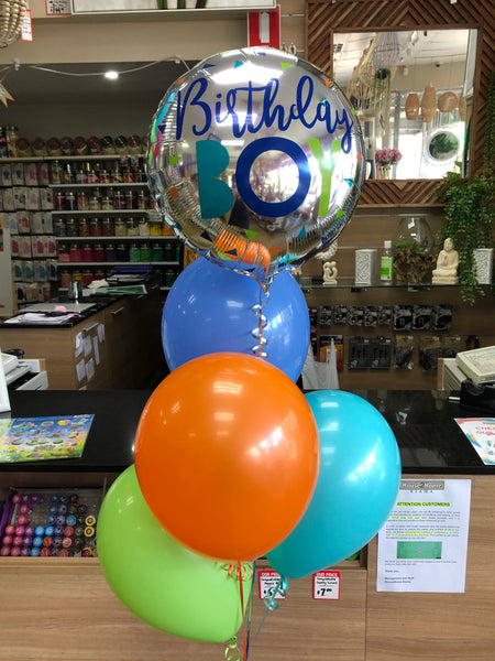 Foil Balloon Birthday Bouquet